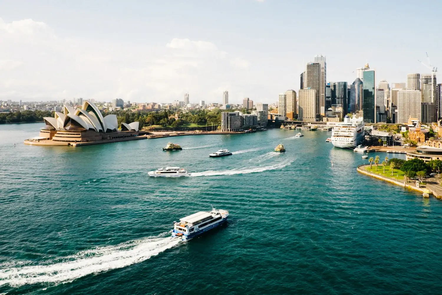 Courier route visual for India to Perth