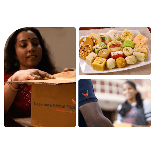 Diwali sweets international courier case study