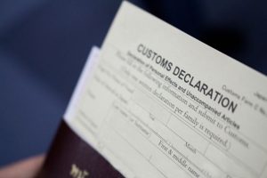 customs form filling
